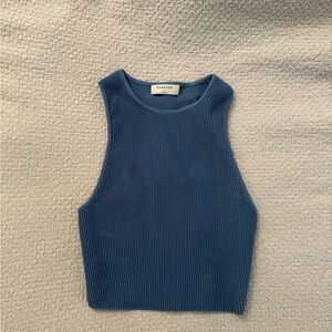 Babaton | Sculpt Knit Racer Cropped Tank